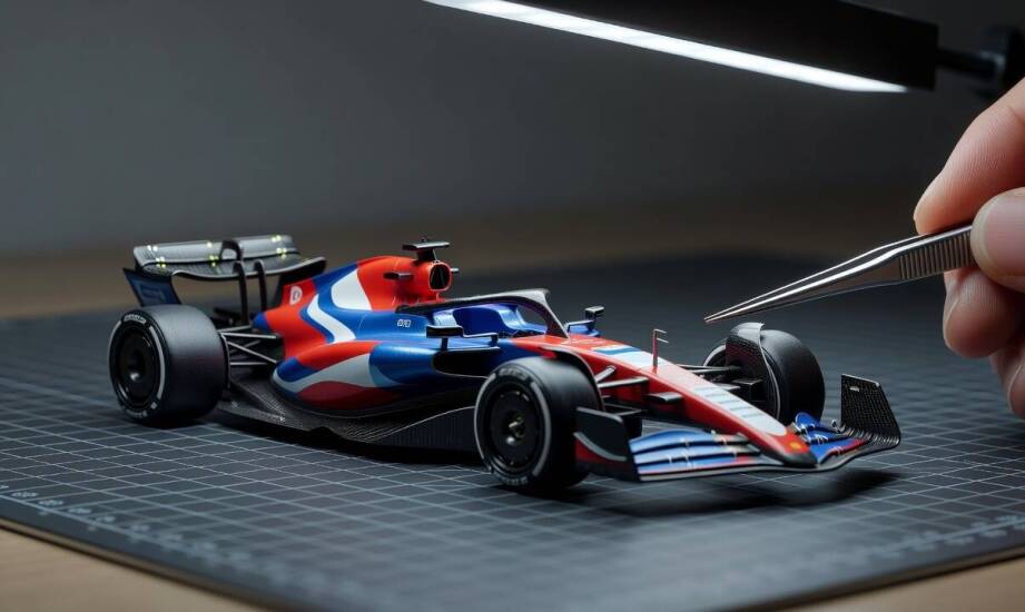 Co w kolekcjonerskiej miniaturze bolidu F1 decyduje o zgodności z oryginałem