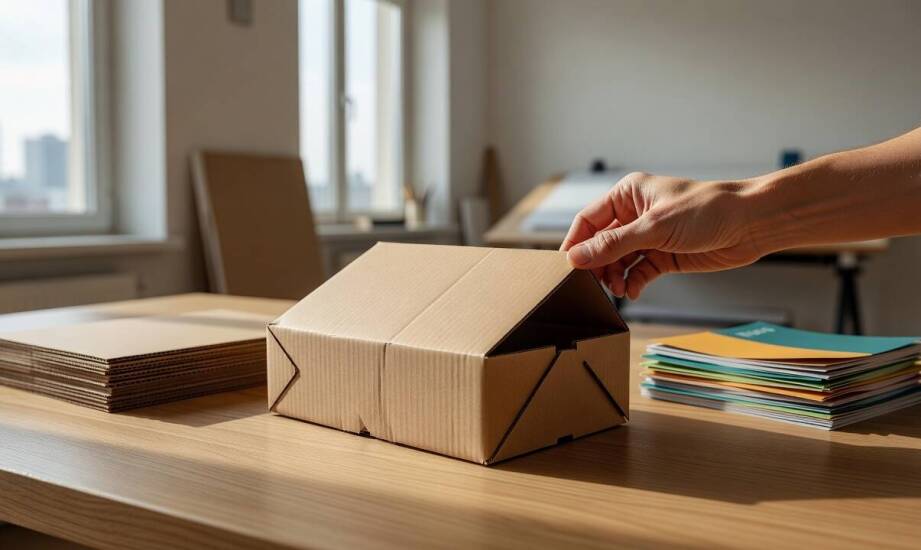Jak format, gramatura i konstrukcja kartonu zmieniają koszty kampanii B2B oraz wysyłki materiałów reklamowych
