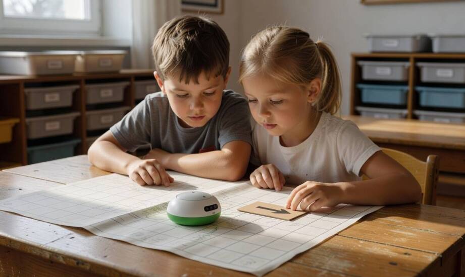 Jak robot edukacyjny w pracy grupowej uczy współpracy, koncentracji i reagowania na błędy