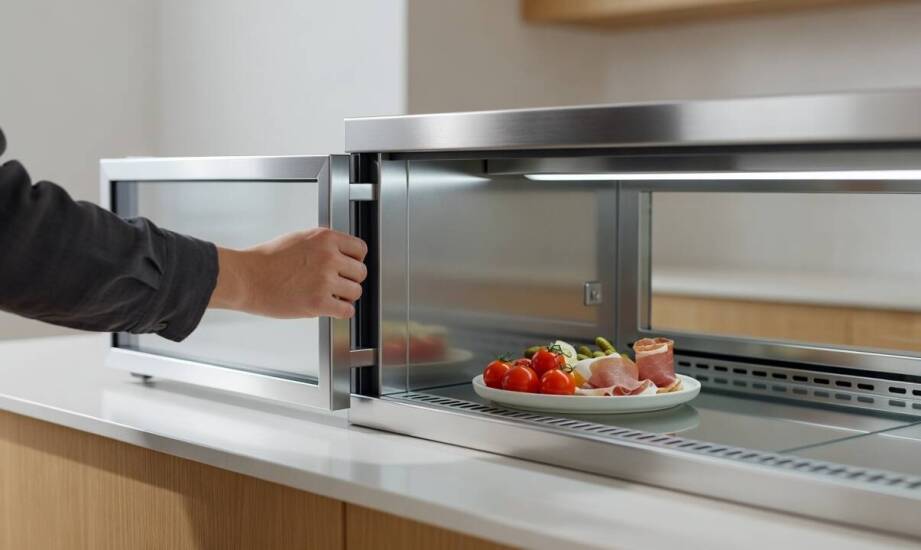 Kompaktowy punkt gastronomiczny z chłodzeniem: jak pogodzić sanitariat, ekspozycję i zużycie energii