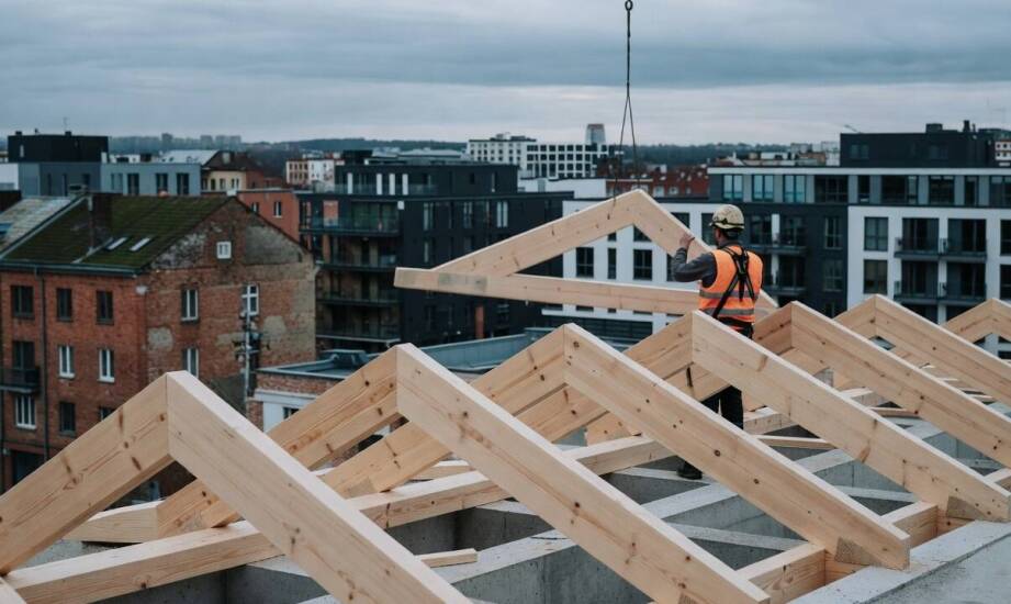 Jak warunki Wrocławia zmieniają projektowanie i montaż prefabrykowanych konstrukcji dachowych