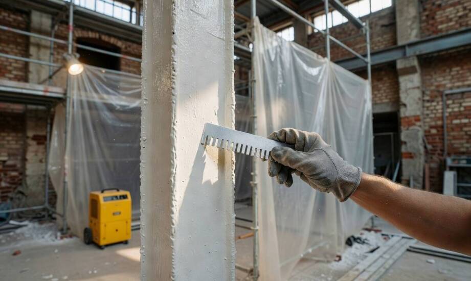 Jak temperatura, wilgotność i przerwy robocze wpływają na powłokę ogniochronną stali w modernizowanym obiekcie