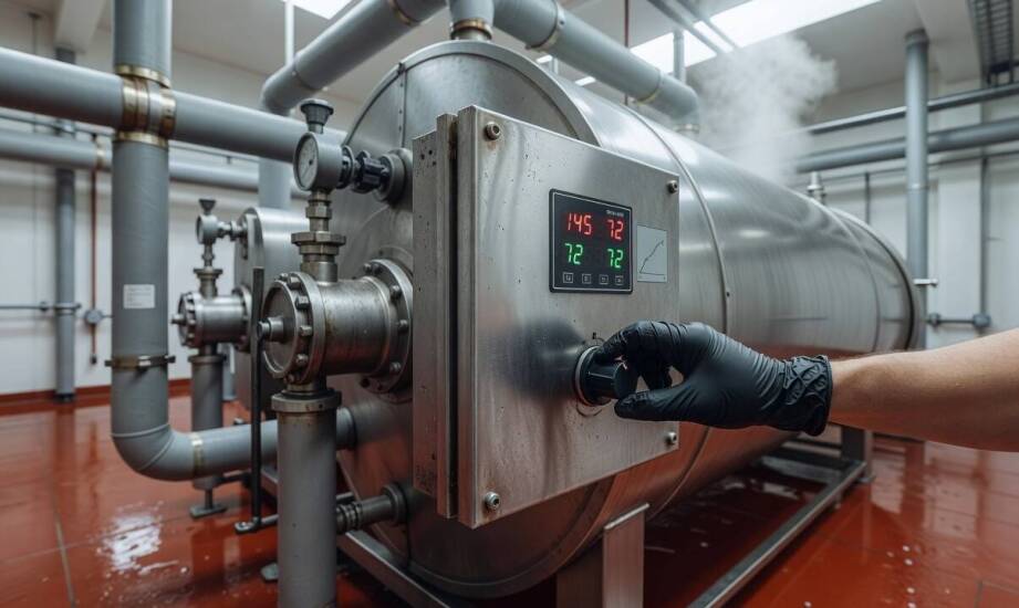 Jak regulator temperatury prowadzi cykl sterylizacji w sterylizatorach żywności i mleka