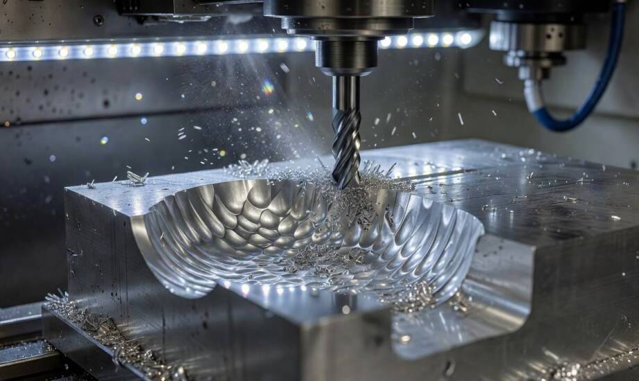 Jak ścieżki CAM decydują o śladach po frezowaniu aluminiowych form do termoformowania