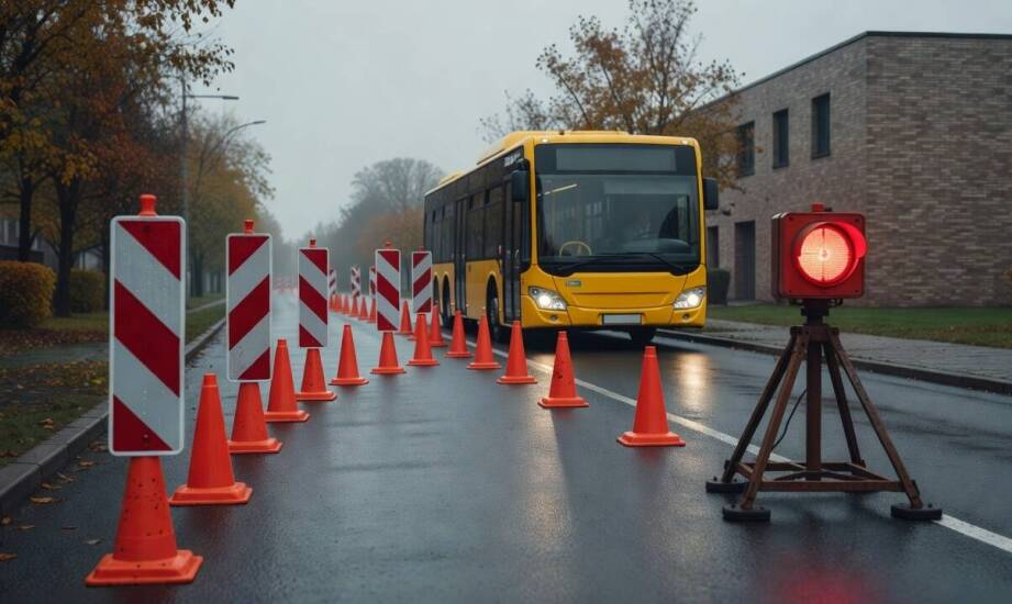 Jak sygnalizacja wahadłowa, znaki i urządzenia BRD tworzą jeden system na śląskich remontach dróg