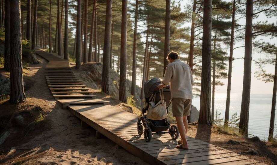 Dojście do plaży z wózkiem i bagażem — co naprawdę zmienia komfort pobytu
