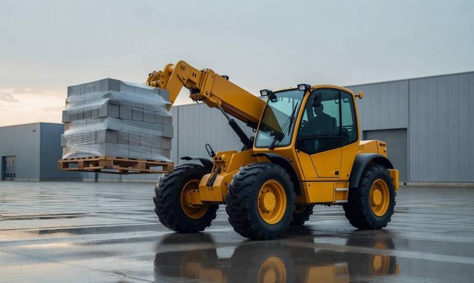 Kiedy ładowarka teleskopowa JCB ma sens na budowie, a kiedy w logistyce przeładunkowej