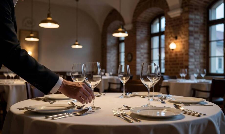 Co naprawdę tworzy elegancki odbiór restauracji podczas przyjęcia: światło, zastawa i rytm obsługi