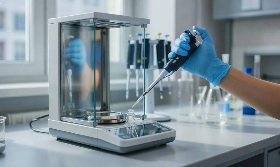 Regularna kalibracja pipet i wag jako warunek powtarzalnych wyników analiz