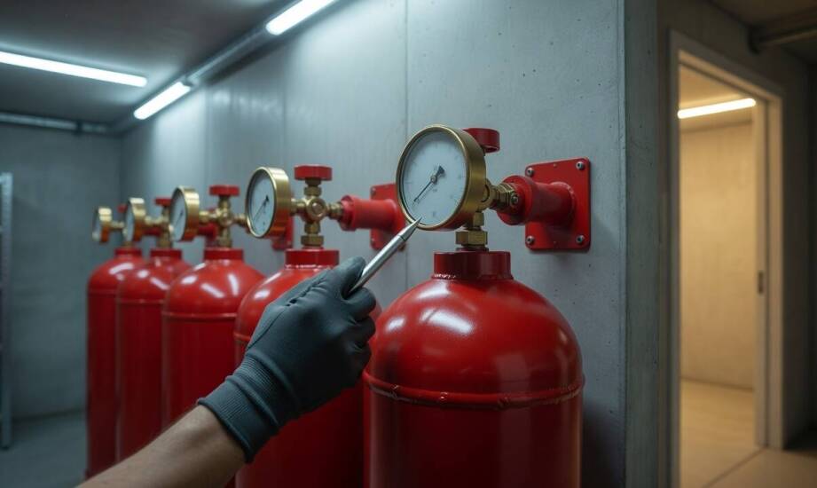 Dokumentacja, przeglądy i uzupełnienia przy starszych instalacjach FM-200 po zmianach F-Gas