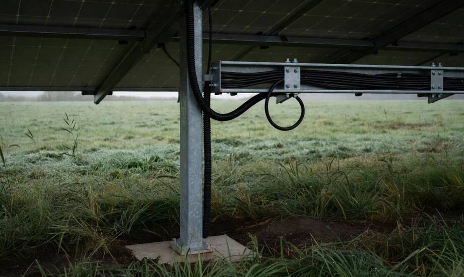 Jak planować trasy kablowe w naziemnej instalacji PV, gdy grunt, fundamenty i serwis wyznaczają przebieg