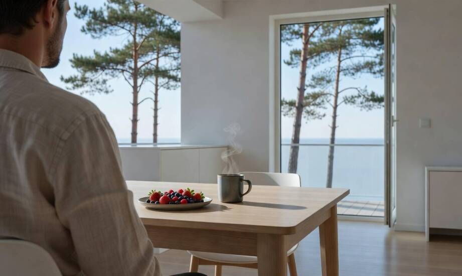 Jak śniadanie na miejscu i sauna ograniczają liczbę decyzji podczas pobytu nad morzem w Sopocie
