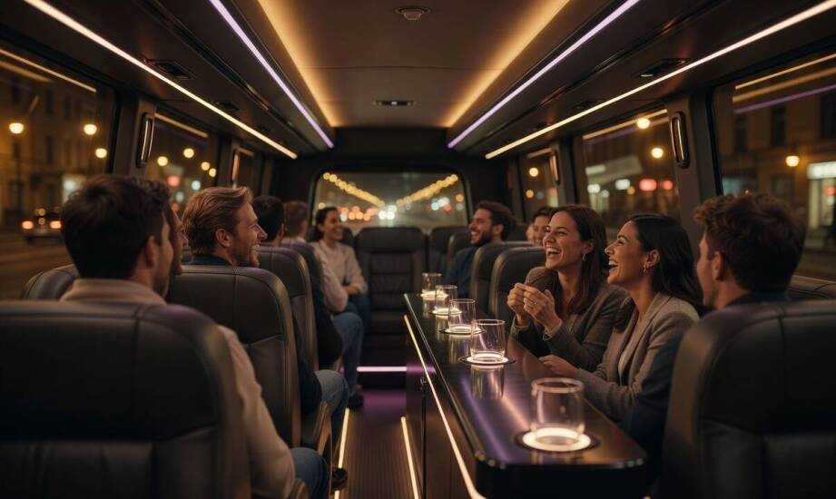 Co we wnętrzu imprezowego busa naprawdę zmienia przebieg wspólnej zabawy