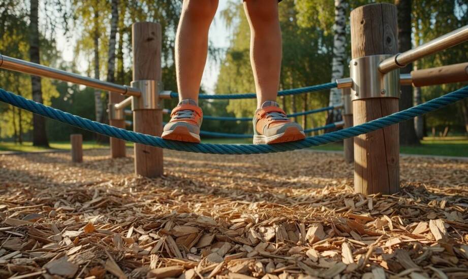 Niski park linowy a klasyczna trasa linowa — różnice ważne na placu zabaw