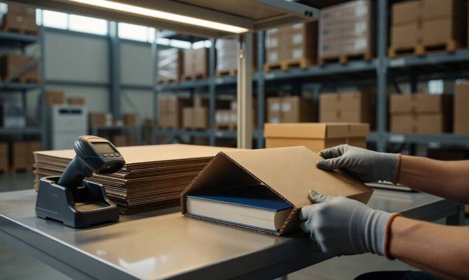 Pakowanie pojedynczej książki w magazynie kontraktowym: format, etykieta i kontrola wysyłki