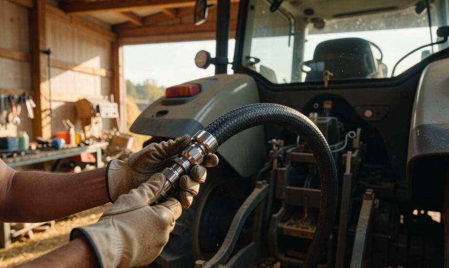 Jak dobrać wąż hydrauliczny do ciśnienia, oznaczeń i warunków pracy w gospodarstwie