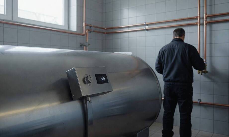 Jak regulator, czujnik i mieszadło utrzymują stabilną temperaturę mleka w zbiorniku
