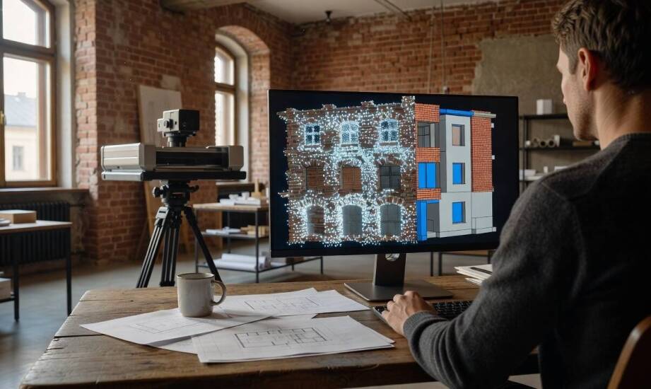 Dlaczego openBIM decyduje o tym, czy skan 3D stanie się modelem BIM