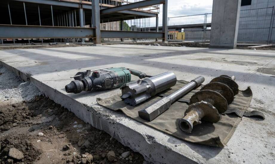 Jak przygotować osprzęt do pracy, która zaczyna się w gruncie i kończy w betonie