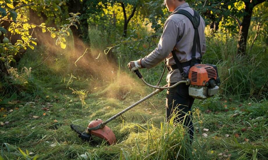 Skąd bierze się zmęczenie podczas pracy kosą i jak ograniczają je uchwyty oraz szelki