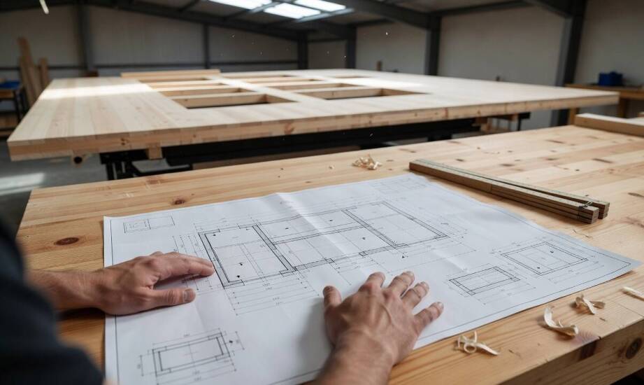 Jak regionalny producent przekłada projekt domu drewnianego na prefabrykowane elementy