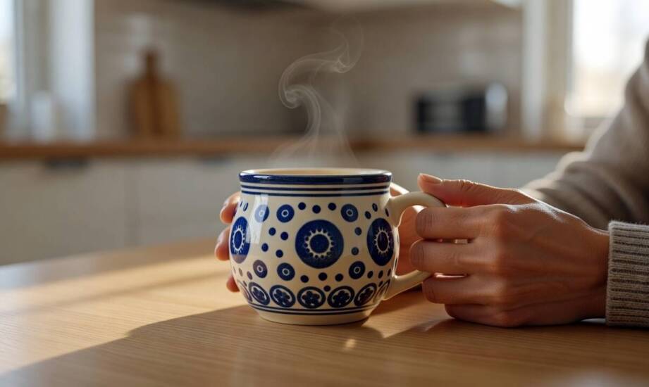 How Does the Shape and Decoration of a Bolesławiec Ceramic Mug Affect Everyday Drinking Comfort?