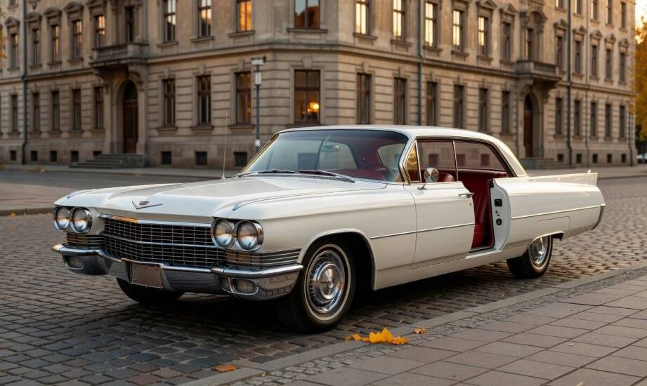 Dlaczego klasyczna limuzyna Cadillac De Ville pasuje do ślubu i transferu lotniskowego