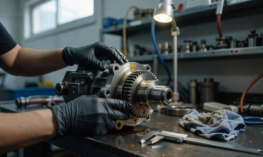 Drgania i hałas pompy hydraulicznej — jak odróżnić zużycie wirnika od innych usterek