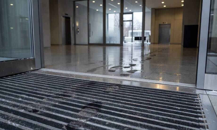 Jak rozpoznać, że aluminiowa wycieraczka przy wejściu nie nadąża za zimowym ruchem