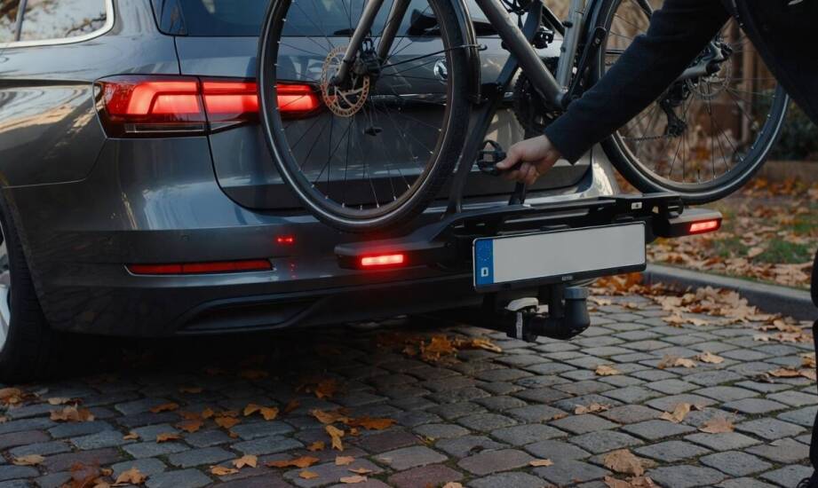 Jak platforma rowerowa na haku wpływa na tablicę, światła i codzienne użytkowanie auta