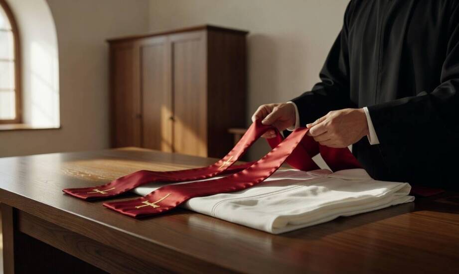 Is the Mitre One of the Basic Elements of a Priest's Uniform?
