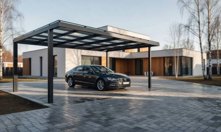 Wie plant man eine Überdachung für ein Auto auf einem Wohngrundstück, um formale Fehler zu vermeiden?