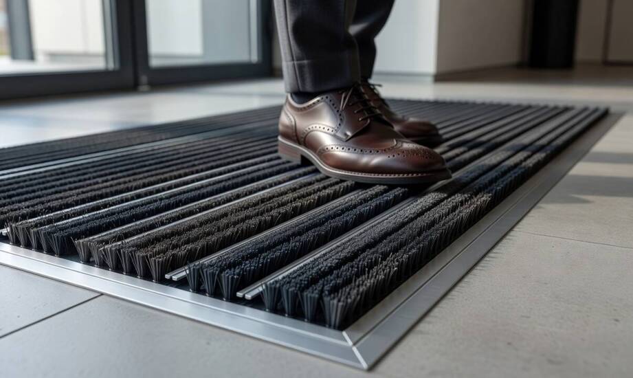 How Brush Fibres Stop Heavy Dirt at Entrances and When They Work Best
