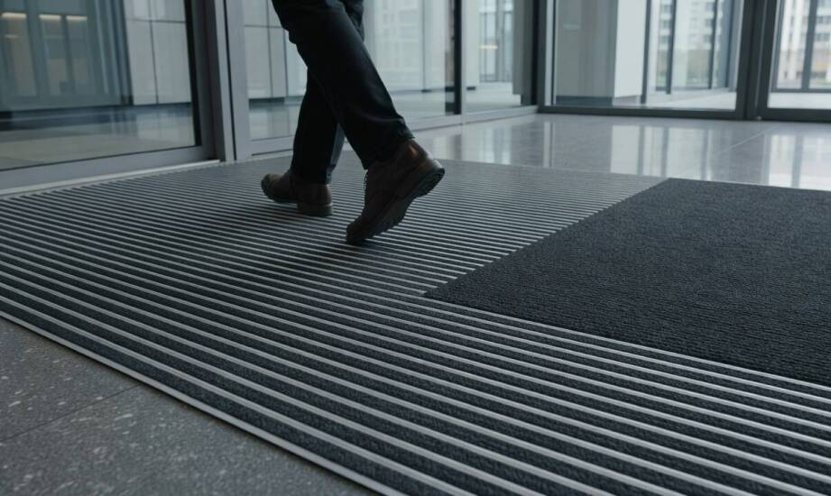 How to Design Large Aluminium Entrance Mats for Wide Office Building and Hall Entrances?