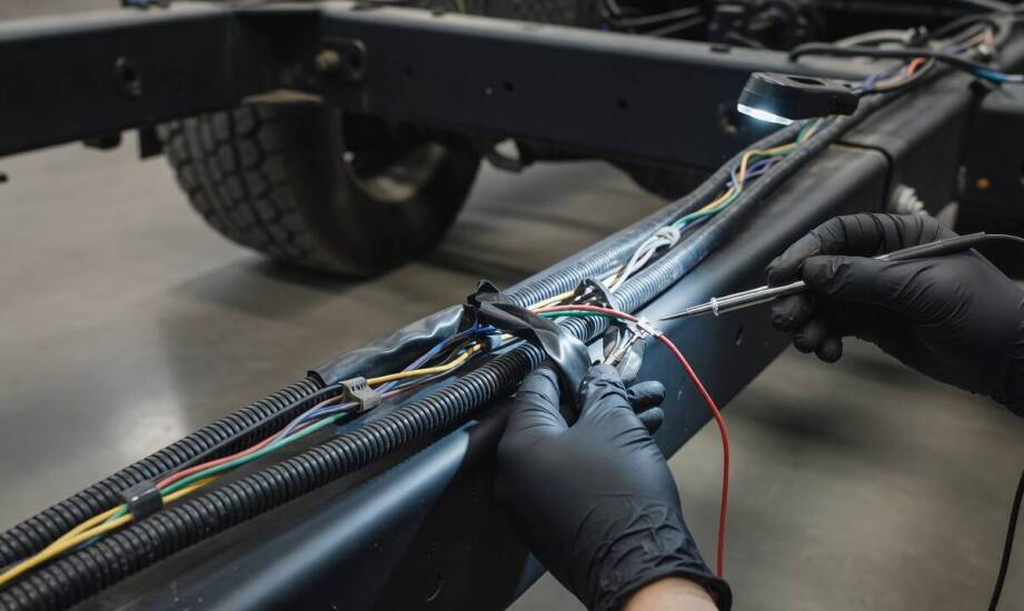 Jak działa instalacja elektryczna ciężarówki i które obwody najszybciej ujawniają zużycie