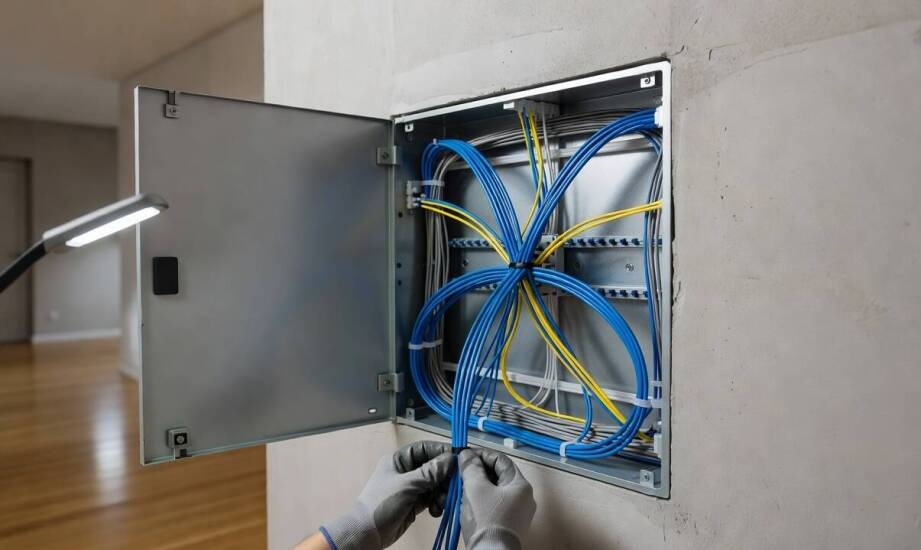 Instalacja elektryczna przygotowana pod automatykę, alarm i monitoring — co trzeba przewidzieć