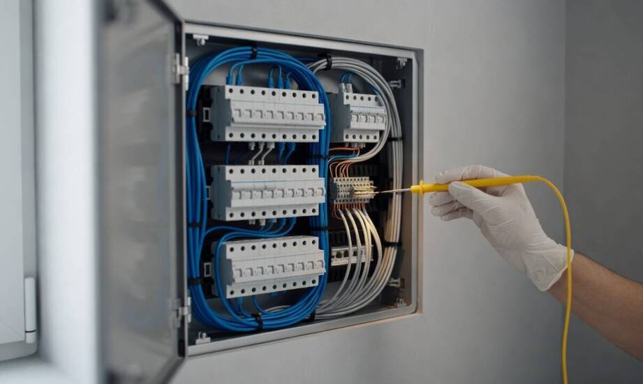 Gdzie instalacja elektryczna ujawnia słabe punkty alarmu, kamer i sieci komputerowej