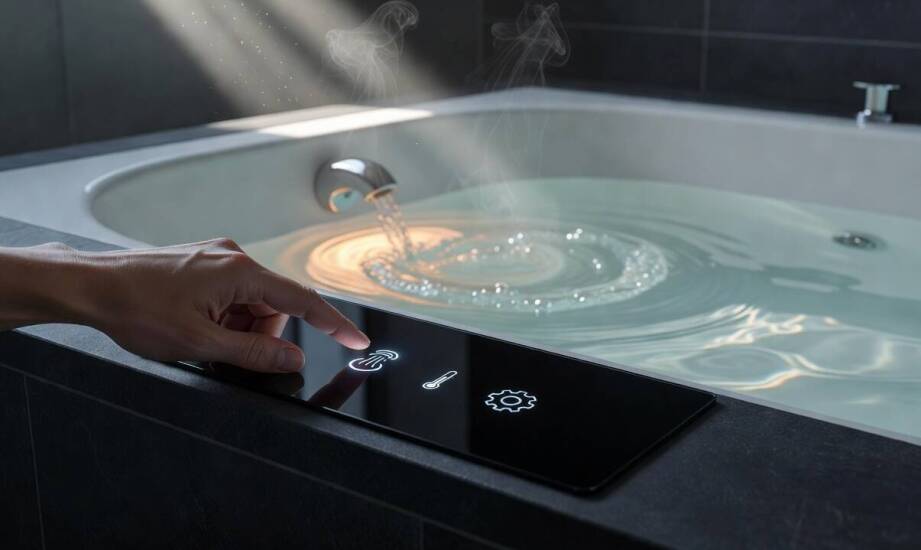 Kolejność uruchamiania podzespołów w wannie z hydromasażem i wpływ sterownika na bezpieczeństwo