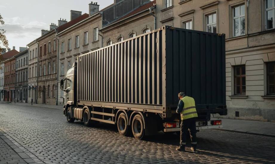 Kiedy transport ciężkich ładunków i kontenerów może wjechać do strefy w centrum Krakowa