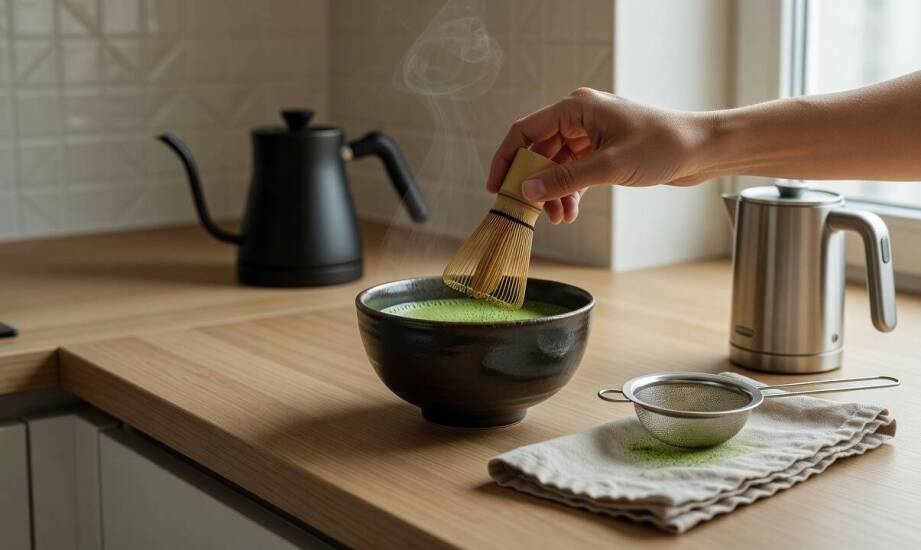 Dlaczego domowa matcha wychodzi gorzka, grudkowata albo zbyt wodnista
