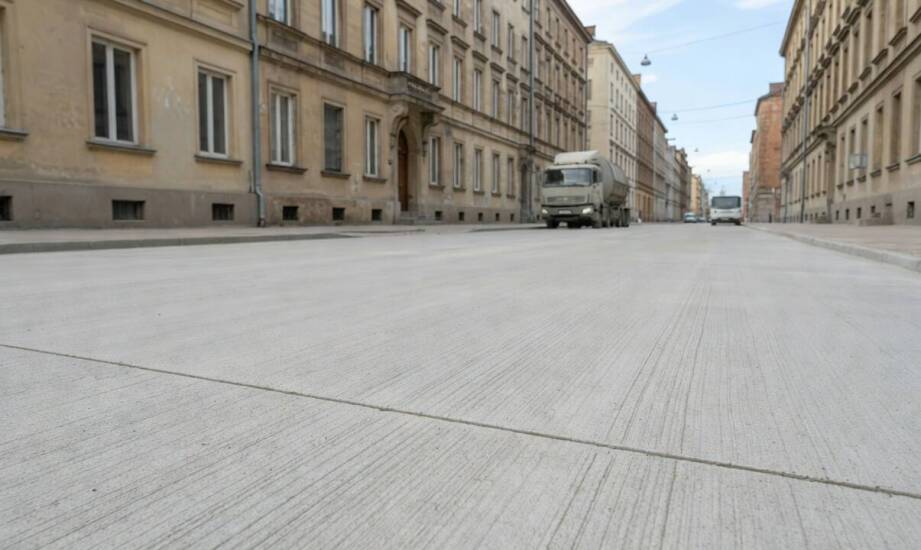 Kiedy betonowa nawierzchnia ma sens w remontach łódzkich ulic i placów