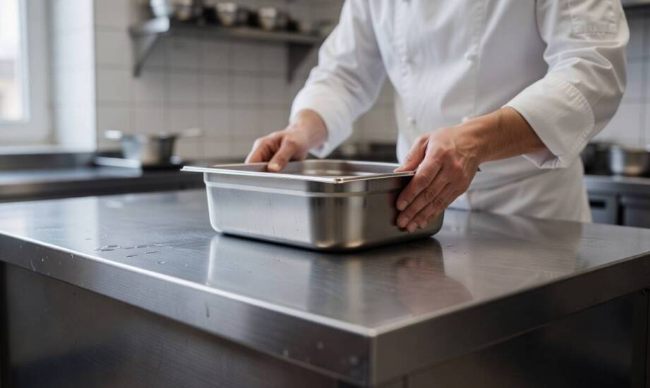 Jak gatunek stali nierdzewnej i grubość blachy wpływają na trwałość oraz higienę mebli w lokalu gastronomicznym