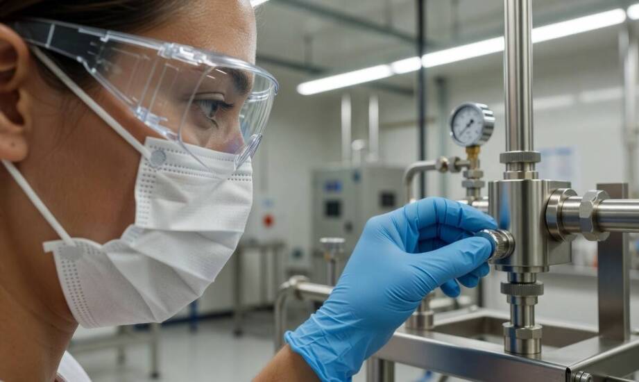 Dlaczego środki ochrony osobistej zmieniają ocenę oświetlenia w tarnowskim zakładzie chemicznym
