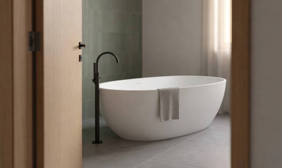 Wie plant man ein kleines Badezimmer mit Badewanne ohne Kompromisse?