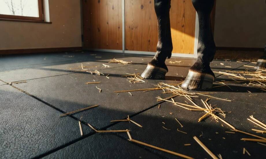Wie beeinflusst der Aufbau einer Boxenmatte den Komfort des Pferdes, die Hygiene und die tägliche Stallarbeit?