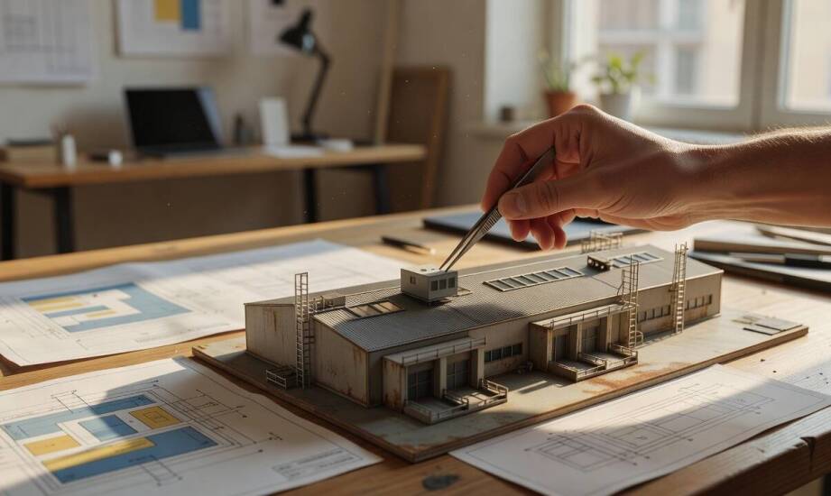 Jak biuro architektoniczne projektuje obiekt przemysłowy z myślą o późniejszej eksploatacji