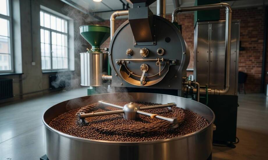 How a Drum Coffee Roasting Line Works: From Green Beans to Packaging