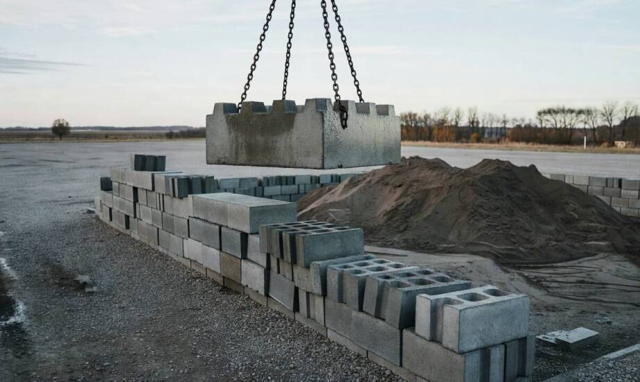 Jak zaplanować boks magazynowy z betonowych bloków na działce lub placu budowy