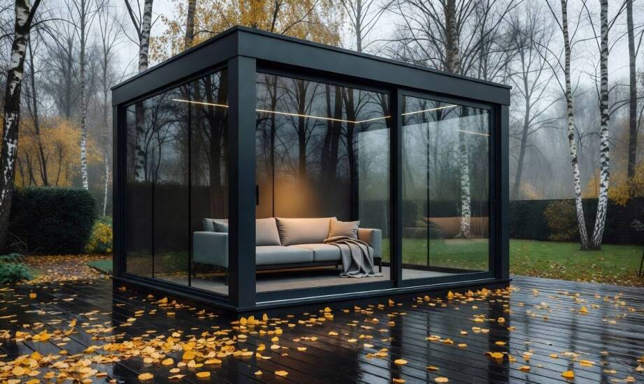 Wie man einen saisonalen Pavillon von einem dauerhaften Erholungsbereich aus Aluminium und Glas unterscheidet