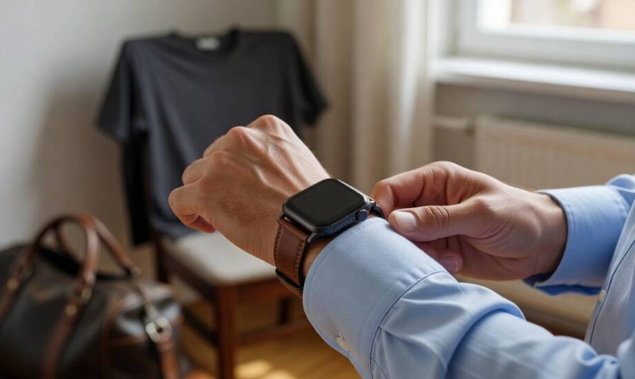 Smartwatch dla mężczyzny, który ma pasować do pracy, treningu i codziennego stroju